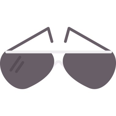 Gözlük simgesi, vektör illüstrasyon tasarımı