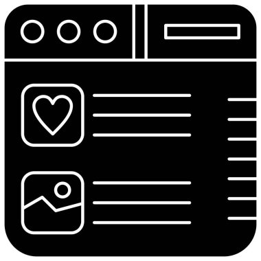 Seo simgesinin vektör illüstrasyonu