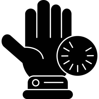 el izle simge vektör çizim