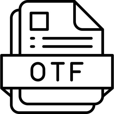 dosya biçimi simgesi, vektör illüstrasyonu