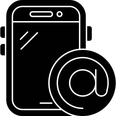 Akıllı telefon. Web simgesi basit tasarım