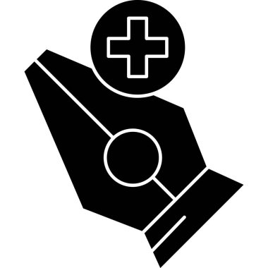 tıbbi bakım vektör simgesi