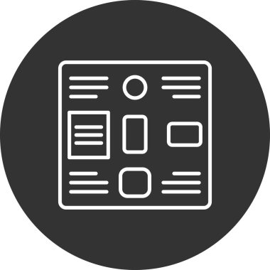 Web simgesi vektör illüstrasyonu