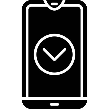 akıllı telefon simgesi vektör illüstrasyonu