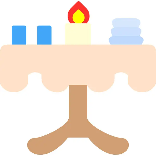 Mum mum simgesi düz stil