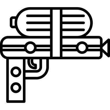 Boru borusu simgesi ana hat vektörü. Boru hattı