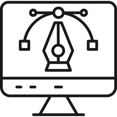 izleyici ikon vektör illüstrasyonu