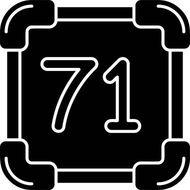 7 numaralı simge işareti tasarımı