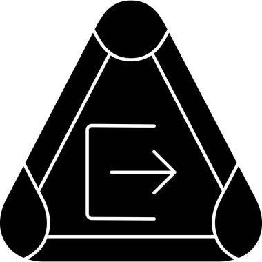 ok simgesinin vektör illüstrasyonu