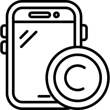 telefon simgesi, vektör illüstrasyonu