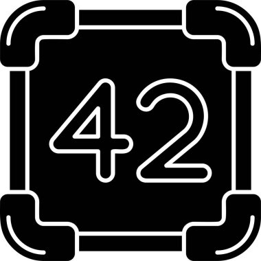 Modern bir simgenin vektör illüstrasyonu