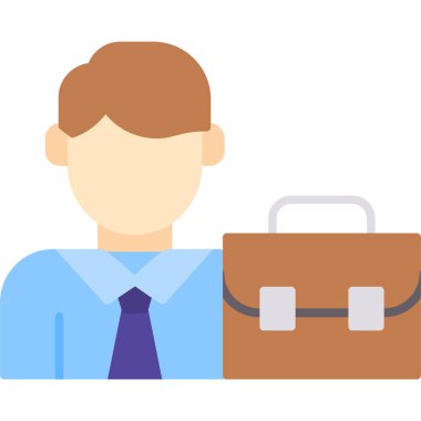 çalışan vektör renk çizgisi simgesi