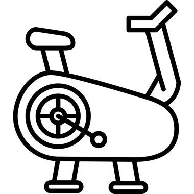 Bisiklet. Web simgesi basit illüstrasyon