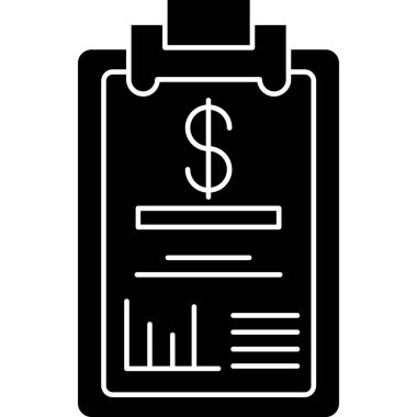 Para simgesi, basit vektör çizim