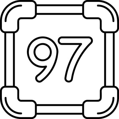 Modern b 'nin vektör illüstrasyonu simge müziğinden yoksun