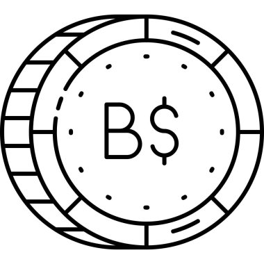 bitcoin. Web simgesi basit illüstrasyon