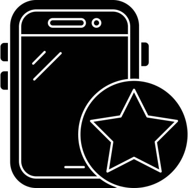 Cep telefonu simgesi, vektör illüstrasyonu