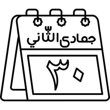 Takvim simgesi, vektör illüstrasyon tasarımı