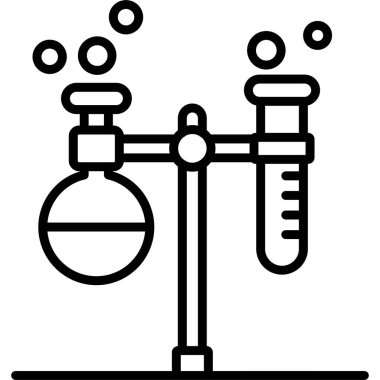 Kimya laboratuarı bilim simgesi