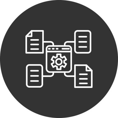 seo modern simgesinin vektör illüstrasyonu