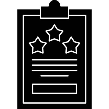 Sertifika ikonu vektör illüstrasyonu