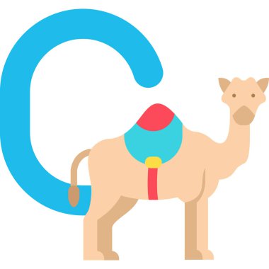 Hayvan maymunu Noel simgesi düz stil