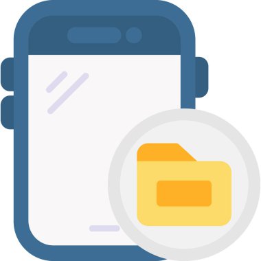 İleti vektör illüstrasyonlu cep telefonu