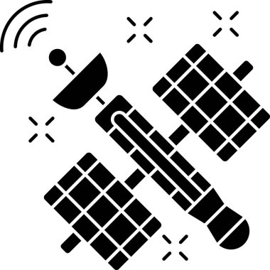 Uydu İHA simgesi katı biçimde