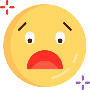 duygu ifade simgesi, düz tasarım