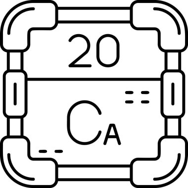 Modern bir simgenin vektör illüstrasyonu