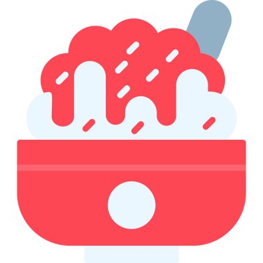 yiyecek ikonu vektör illüstrasyonu