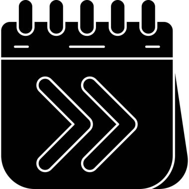 takvim tarihi simgesi ana hat biçiminde