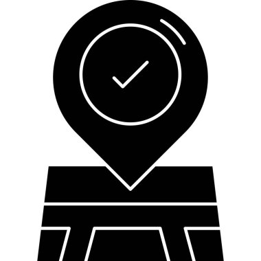 gps harita gps simgesi sağlam biçimli