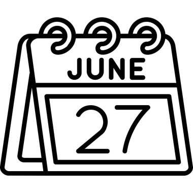 Takvim simge tasarlamak vektör