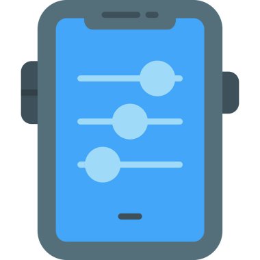- Telefon. Web simgesi basit illüstrasyon
