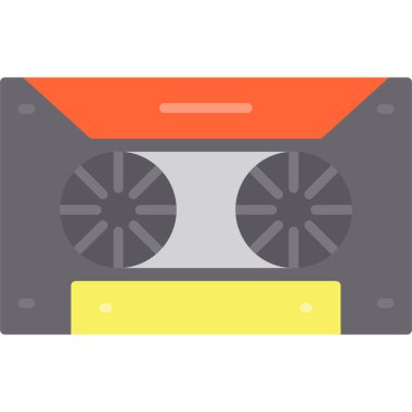 kaset teyp vektör simgesi