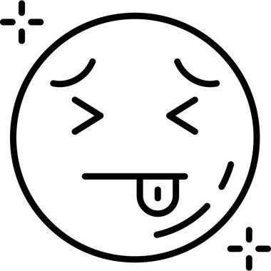 emoji. Web simgesi basit illüstrasyon