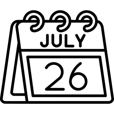 23 Temmuz vektör takvimi