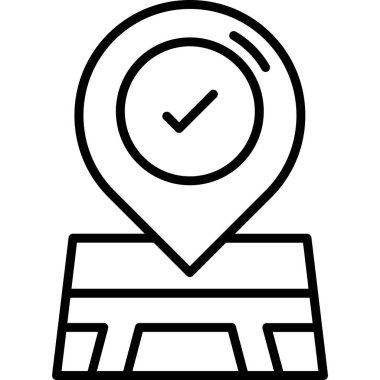 kontrol listesi simgesi, vektör illüstrasyonu