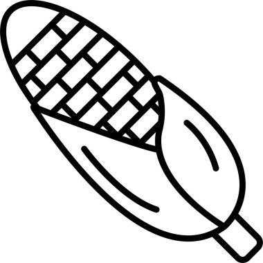 yiyecek ve içecek çizgisi simgesi.