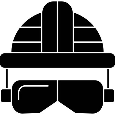 Gözlükler. Web simgesi basit illüstrasyon