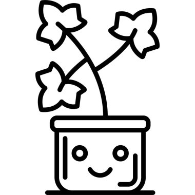 Güzel kaktüs, esrar, illüstrasyon, beyaz arka planda vektör.