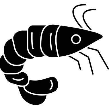 Istakoz simgesi vektör çizimi