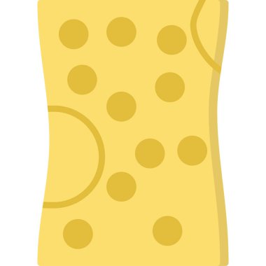 Sarı benekli kurabiyenin düz çizimi