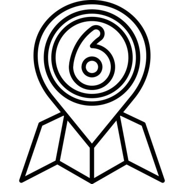 harita pin simgesi, özet biçimi