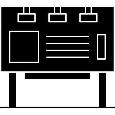 Web simgesi, basit vektör illüstrasyonu