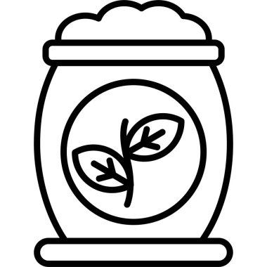 Gıda ile kavanozun vektör çizimi