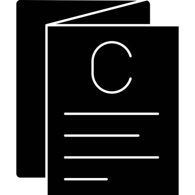 Dosya biçim simgesinin vektör illüstrasyonu