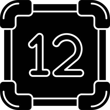 Takvim simgesi, vektör çizimi