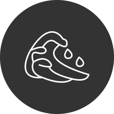 Gıda simgesinin vektör illüstrasyonu